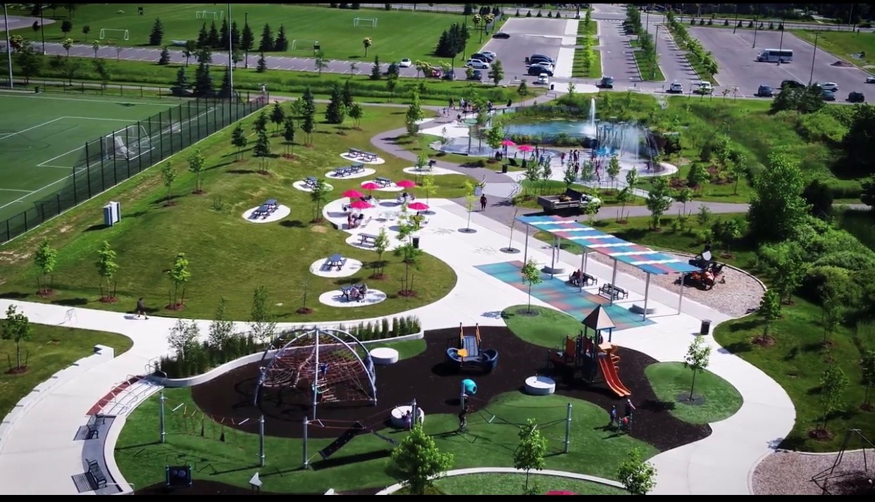 City of Brampton Ontario’s first fully AODA-compliant park: Brampton’s Creditview Activity Hub