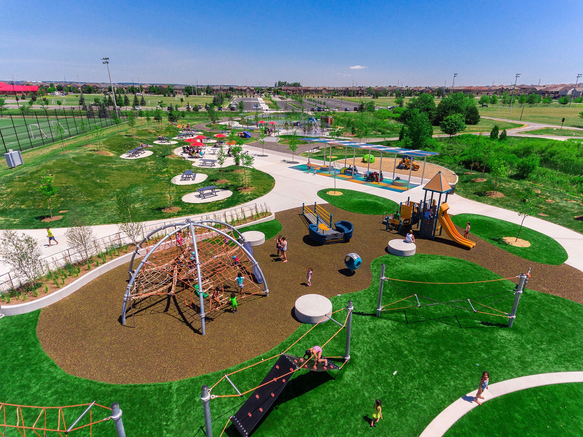 2019 marks one year since Ontario’s first fully AODA-compliant park opened in Brampton: the Creditview Activity Hub