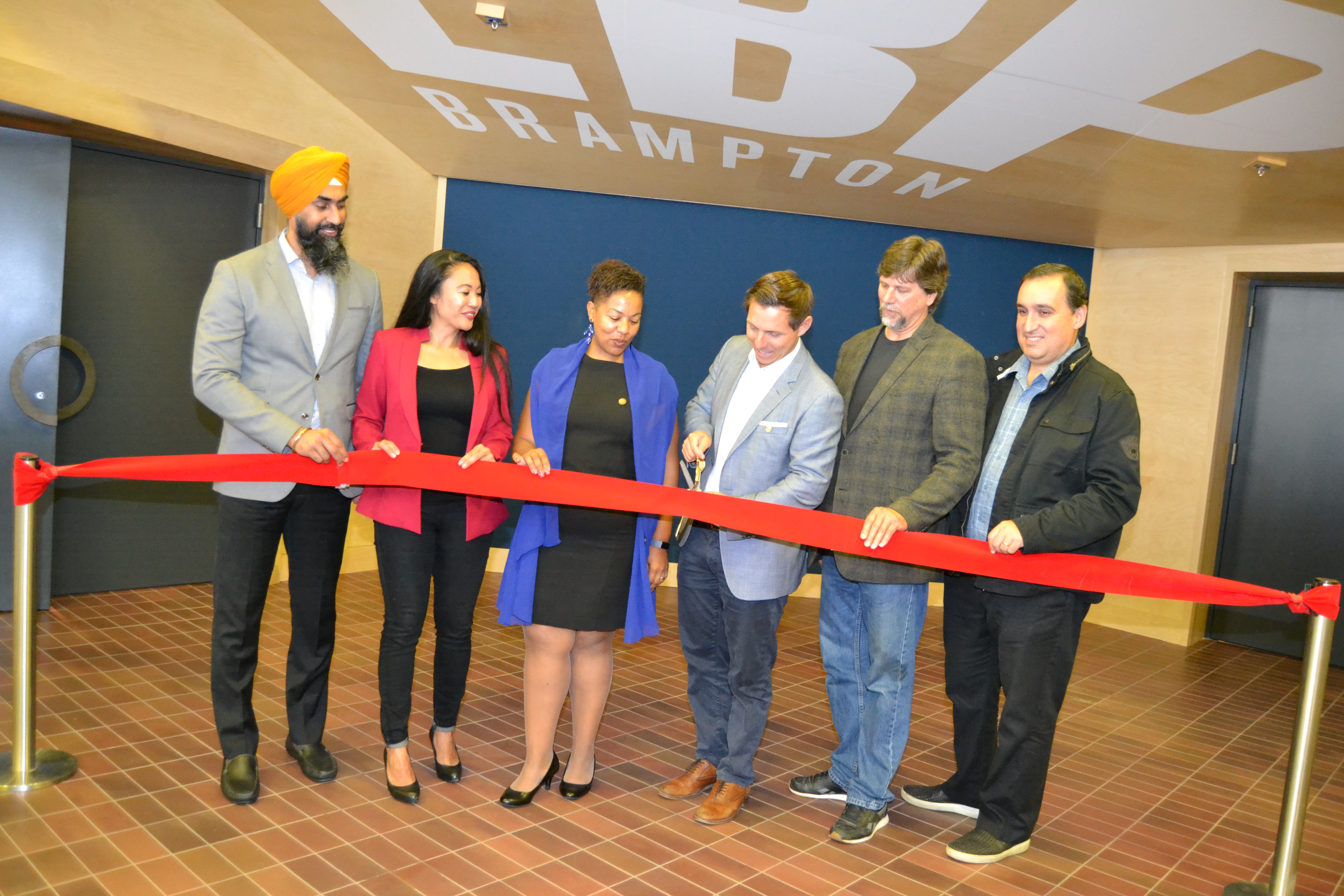 The official re-opening of Lester B. Pearson ceremony kicks off with a vibrant performance by Nicole Chambers