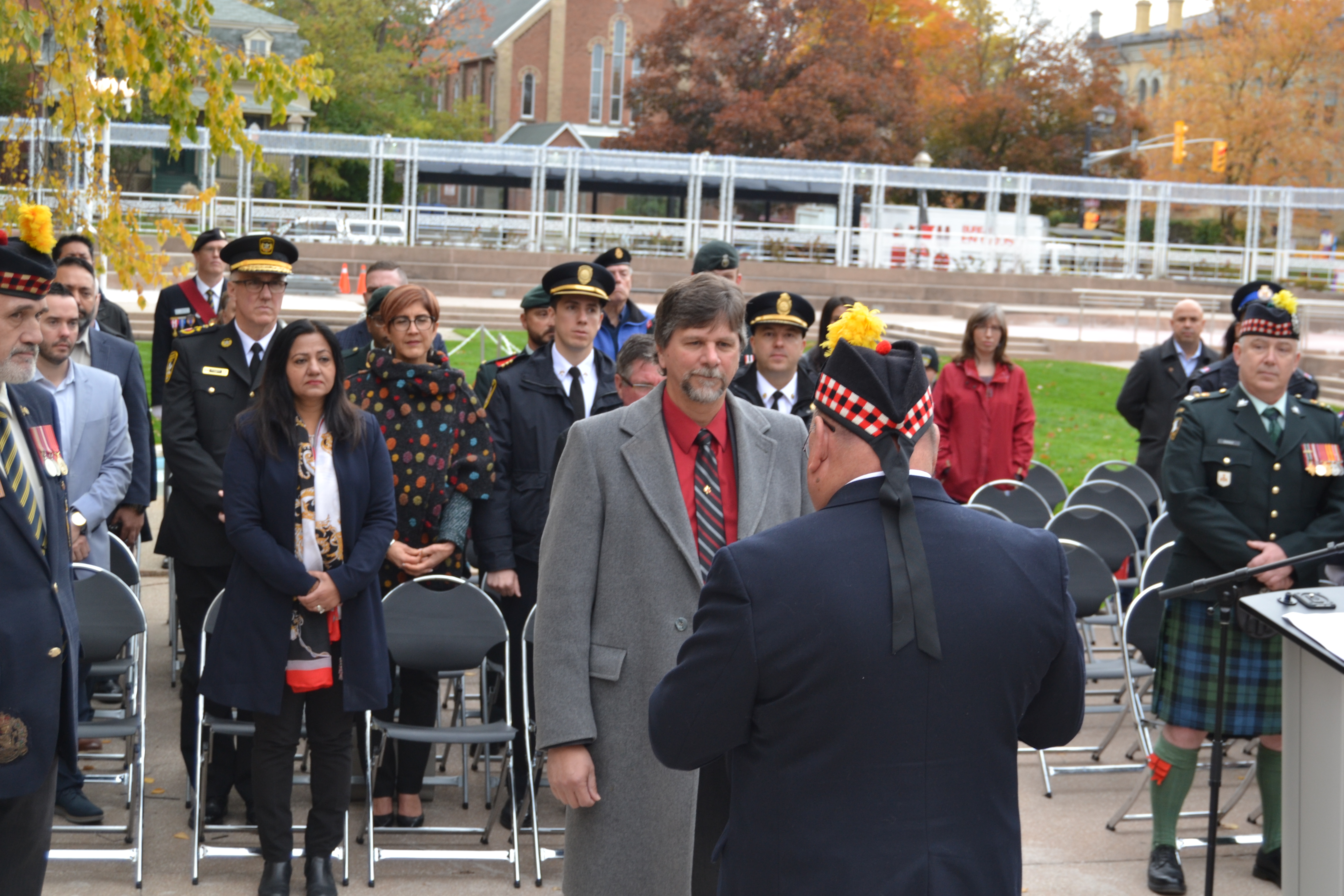 2019 Poppy Campaign has started as the flag was raised in Brampton this morning