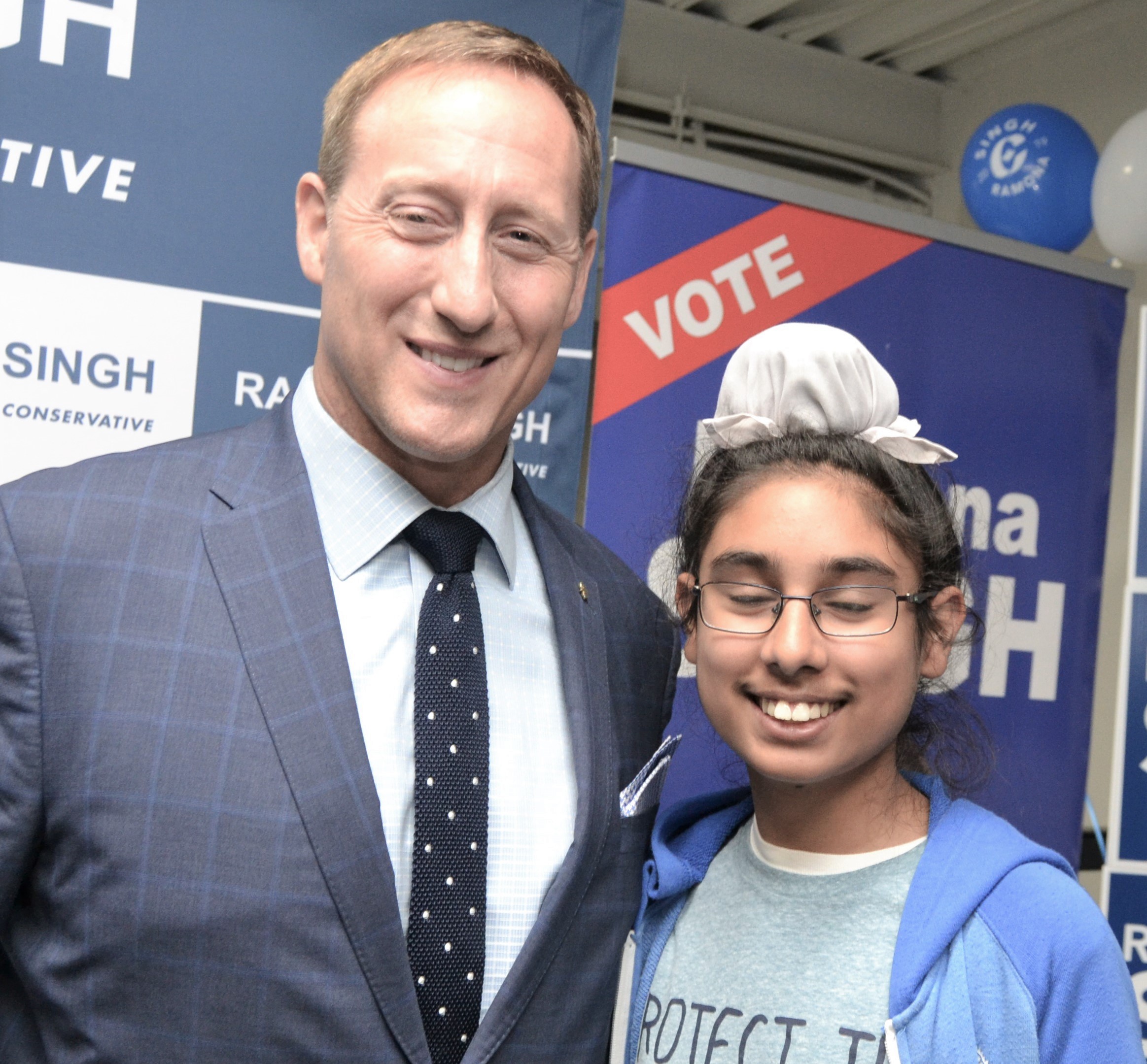 Satnam Singh Flora with Peter MacKay