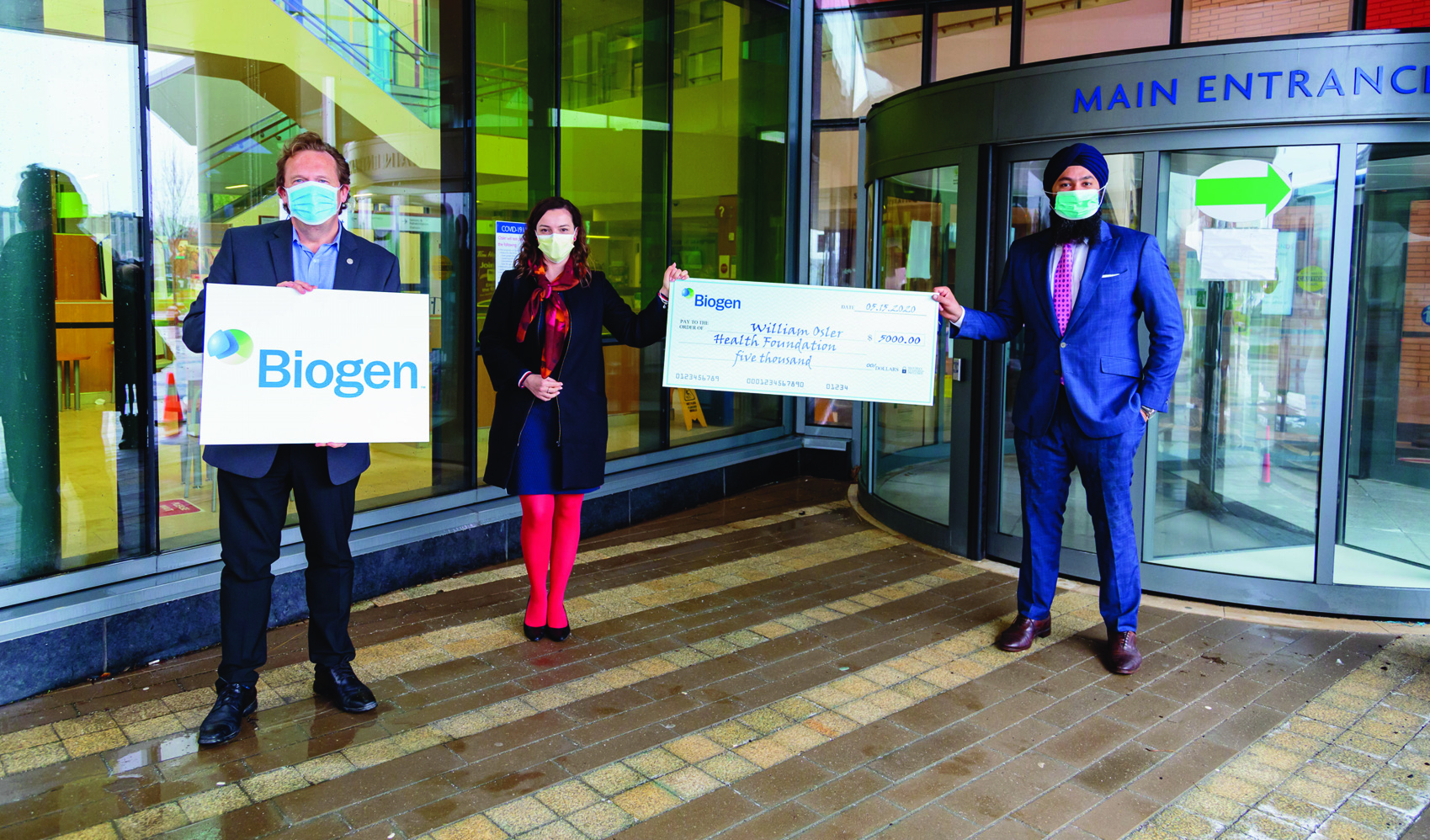 Osler nets donation from local nail salon, biotech firm