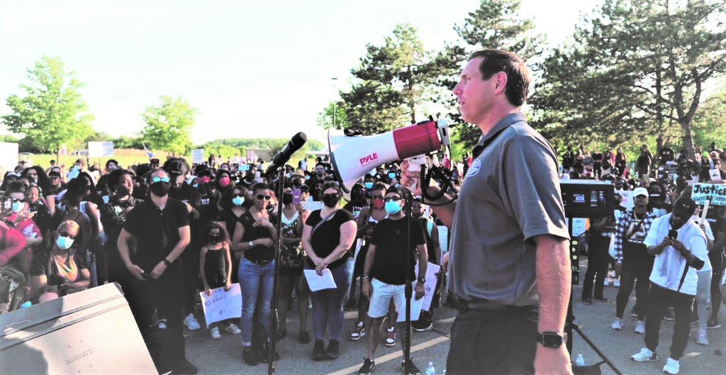 Students march in solidarity to combat Anti- Black racism