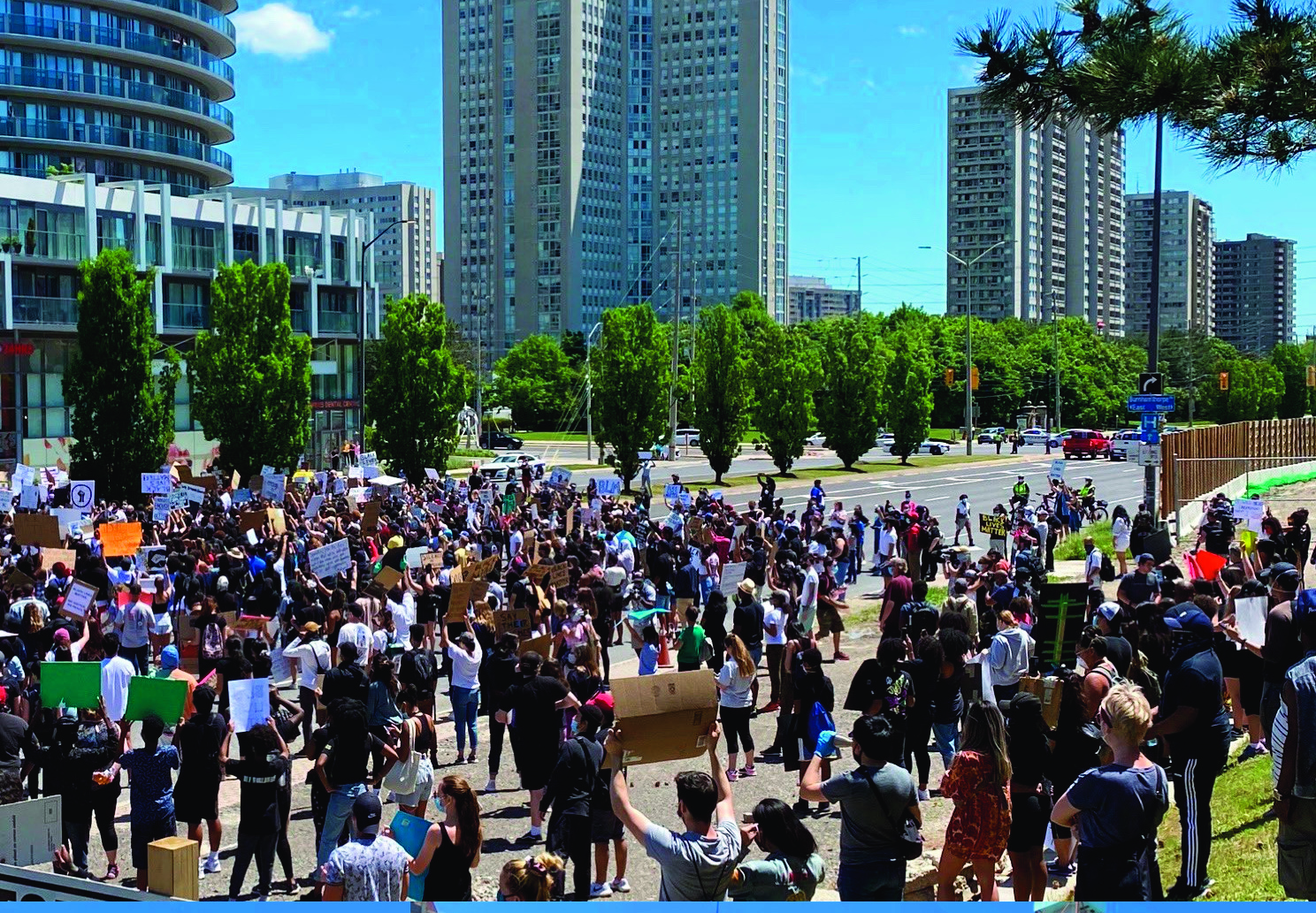 Thousands march to urge accountability, police reform in Peel
