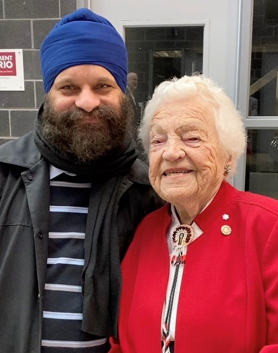 Hazel celebrates upcoming her 100 birthdays in style with a new book