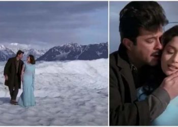 Madhuri Dixit says her lips turned blue when she filmed Pukaar song in Alaska in chiffon saree: I had frozen completely