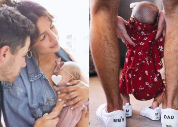 Priyanka Chopra Gifts Matching Sneakers To Nick Jonas And Daughter On Father’s Day