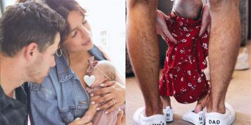 Priyanka Chopra Gifts Matching Sneakers To Nick Jonas And Daughter On Father’s Day