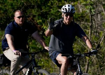 US President Joe Biden Falls Off Bike During Beach Ride, Escapes Unhurt