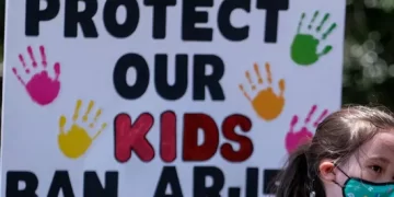 Thousands of protesters demand action on US gun violence