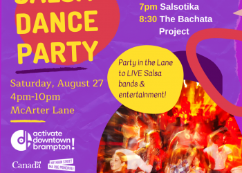 SALSA DANCE PARTY DOWNTOWN BRAMPTON!