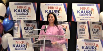 Nikki Kaur, a moderate, independent thinker who will bring accountability, transparency, and integrity in the Brampton City Hall