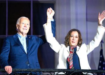 Joe Biden endorses Kamala Harris as Democrats flag bearer moments after exiting presidential race