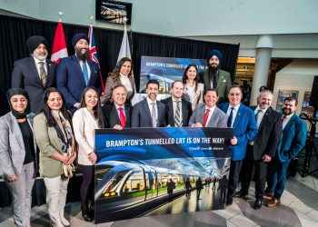 City of Brampton welcomes federal funding support for the development of rapid transit tunnel