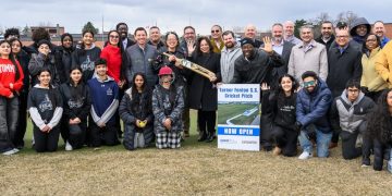 Brampton and Peel District School Board unveil a new cricket field at Turner Fenton Secondary School
