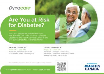 Dynacare is providing complimentary A1C tests in the GTA from November 1 to November 30, 2025